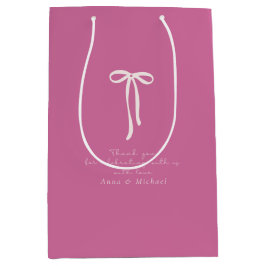 Bolsa De Regalo Mediana dollhouse pink Gracias