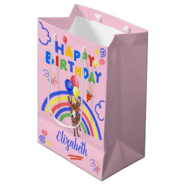 Bolsa De Regalo Mediana Donkey Gift Bag in Pink