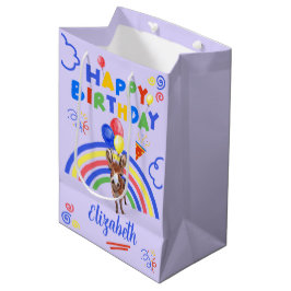 Bolsa De Regalo Mediana Donkey Gift Bag in Purple