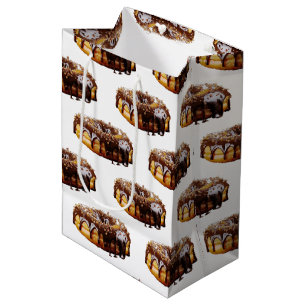 Bolsa De Regalo Mediana Donut decadente de SlipperyJoe's cubierto de grues