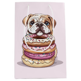 Bolsa De Regalo Mediana Donuts rotos por Bulldoges ingleses