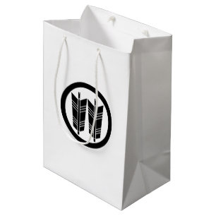 Bolsa De Regalo Mediana Dos flechas paralelas en círculo
