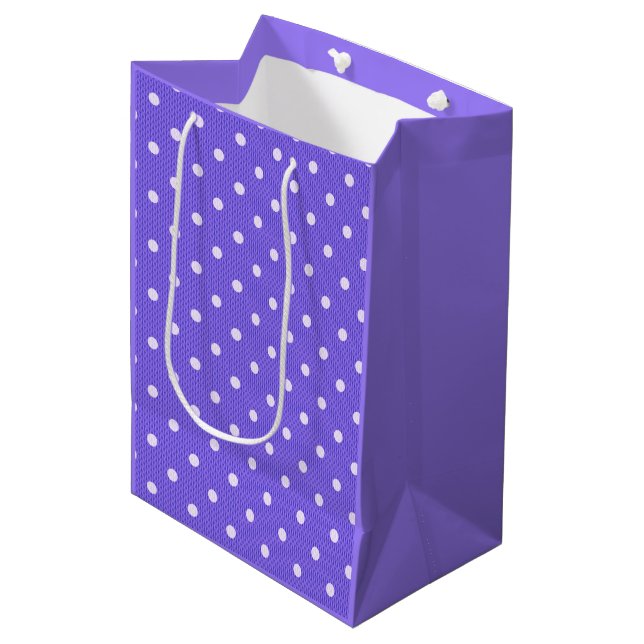 Bolsa De Regalo Mediana Dotty Delight Purple (Angulo Anverso)