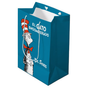Bolsa De Regalo Mediana Dr. Seuss El Gato con Sombrero