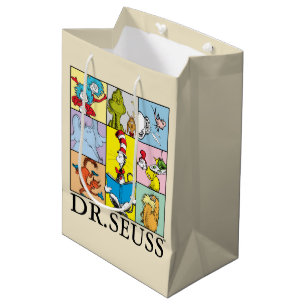 Bolsa De Regalo Mediana Dr. Seuss Historietas Gráficas