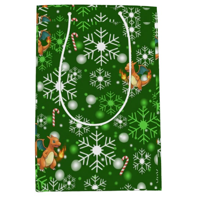 Bolsa De Regalo Mediana dragon feux  (Anverso)