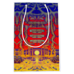 Bolsa De Regalo Mediana Dreamland psicodélico