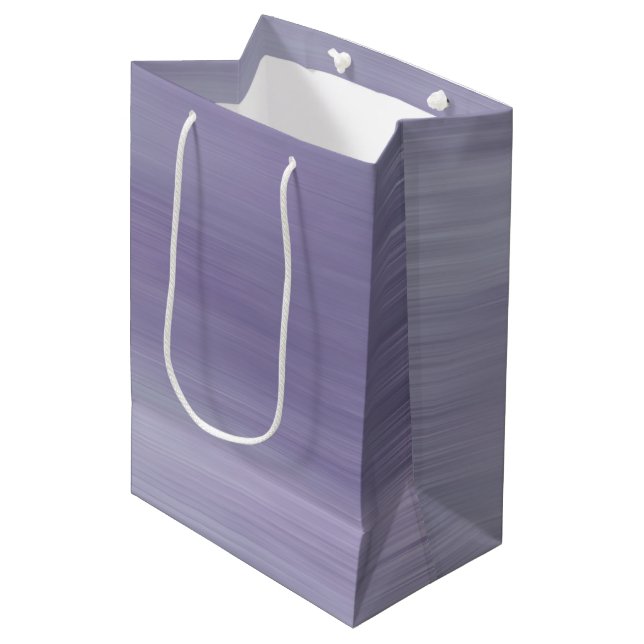 Bolsa De Regalo Mediana Dreamy Glam Purple Lavender (Angulo Anverso)