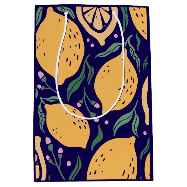 Bolsa De Regalo Mediana Dreamy Lemons (Anverso)