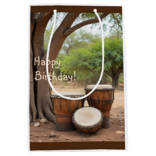 Bolsa De Regalo Mediana Drums africanos