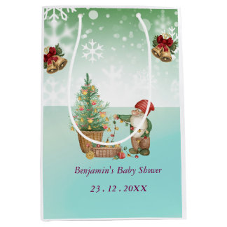Bolsa De Regalo Mediana Ducha de bebé personalizada Pine Star
