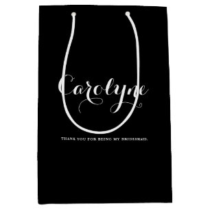 Bolsa De Regalo Mediana Ducha de novias personalizada para la dama de hono