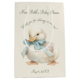 Bolsa De Regalo Mediana Duckling with Ribbon Baby Shower