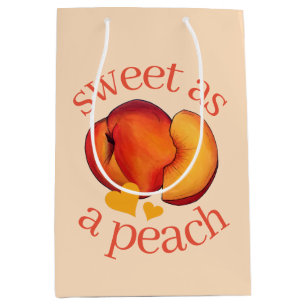 Bolsa De Regalo Mediana Dulce como una madriguera de melocotón Georgia eng