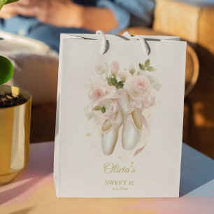 Bolsa De Regalo Mediana Dulce Rosé Ballet Soirée, personalizado