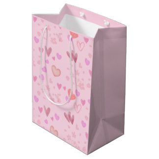 Bolsa De Regalo Mediana Dulces Corazones