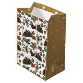 Bolsa De Regalo Mediana Dulces Navideños