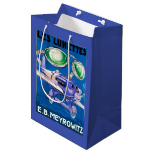 Bolsa De Regalo Mediana E.B. Anuncio de las gafas de vuelo de Meyrowitz