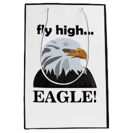 Bolsa De Regalo Mediana Eagle Bald Eagle Fly High Eagle