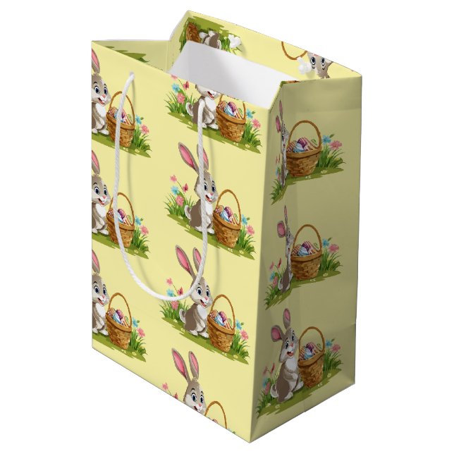 Bolsa De Regalo Mediana Easter bunny (Angulo reverso)