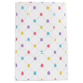 Bolsa De Regalo Mediana Easter Eggs Pattern Gift Bag