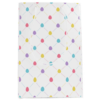 Bolsa De Regalo Mediana Easter Eggs Pattern Gift Bag