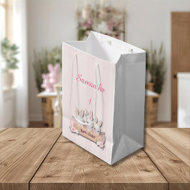 Bolsa De Regalo Mediana Easter Gift Bag - Kawaii Bunnies & Pastel Roses
