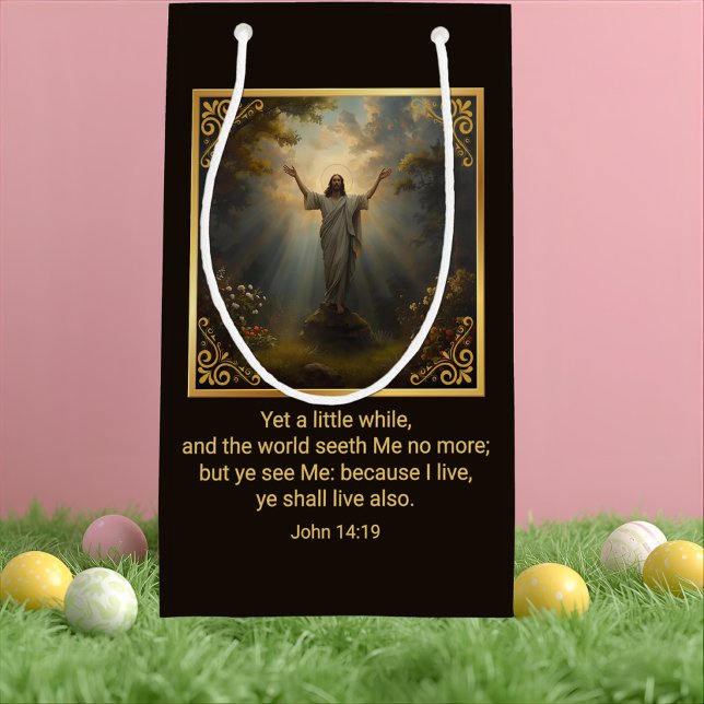 Bolsa De Regalo Mediana Easter Resurrection Religious (Subido por el creador)
