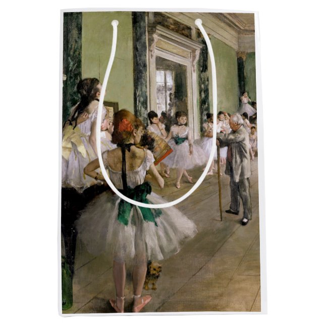Bolsa De Regalo Mediana Edgar Degas - La clase de danza (Anverso)