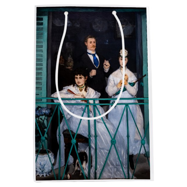 Bolsa De Regalo Mediana Edouard Manet - The Balcony / Le Balcon (Anverso)
