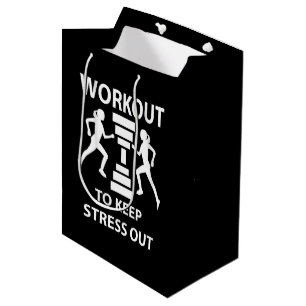Bolsa De Regalo Mediana Ejercicio de aptitud para el entrenamiento