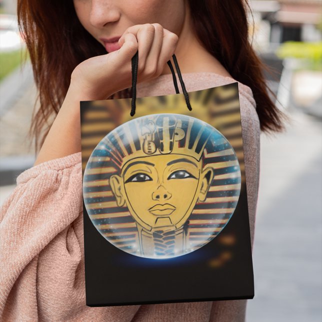 Bolsa De Regalo Mediana El antiguo faraón egipcio rey (Ancient Pharaoh King Gift Bag)