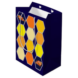 Bolsa De Regalo Mediana El arte dibujado a mano de pez globo