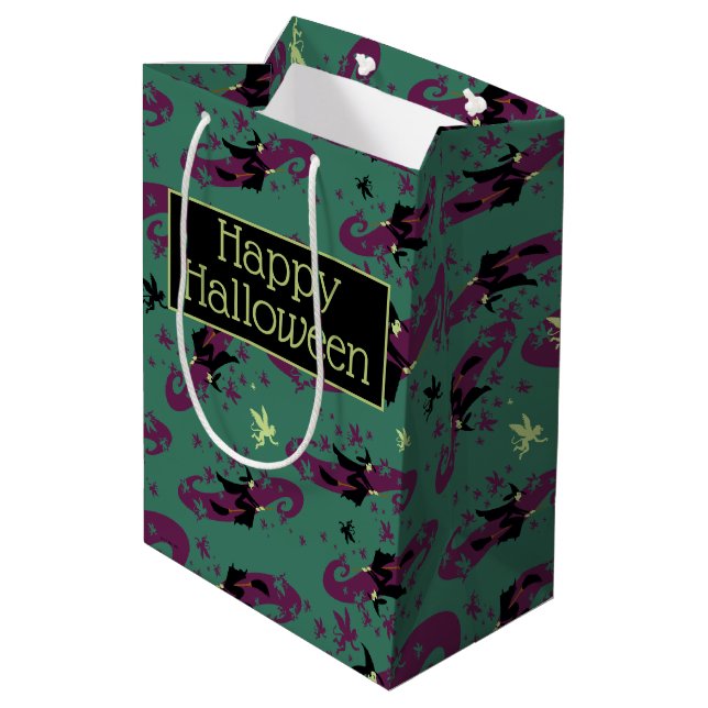 Bolsa De Regalo Mediana El Asistente De Oz™ | Patrón Witch™ (Angulo reverso)