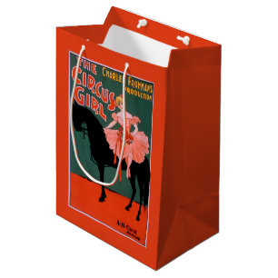 Bolsa De Regalo Mediana El chica del circo - mujer en Theatrical del