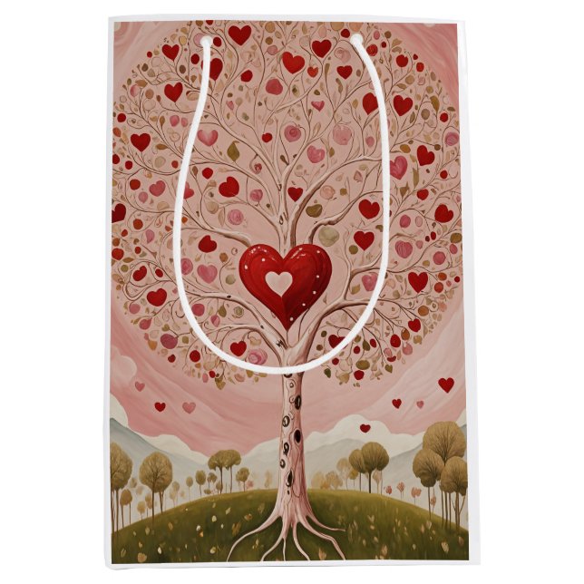 Bolsa De Regalo Mediana El corazón (Anverso)