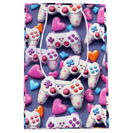 Bolsa De Regalo Mediana El día de San Valentín Gamer