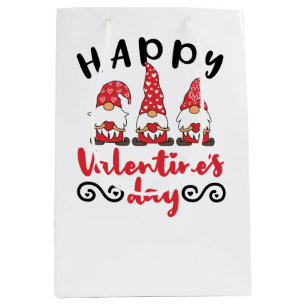 Bolsa De Regalo Mediana El día de San Valentín Gnome Tomte sueco