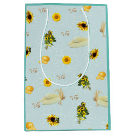 Bolsa De Regalo Mediana El diseño de repetición del Fiesta Garden