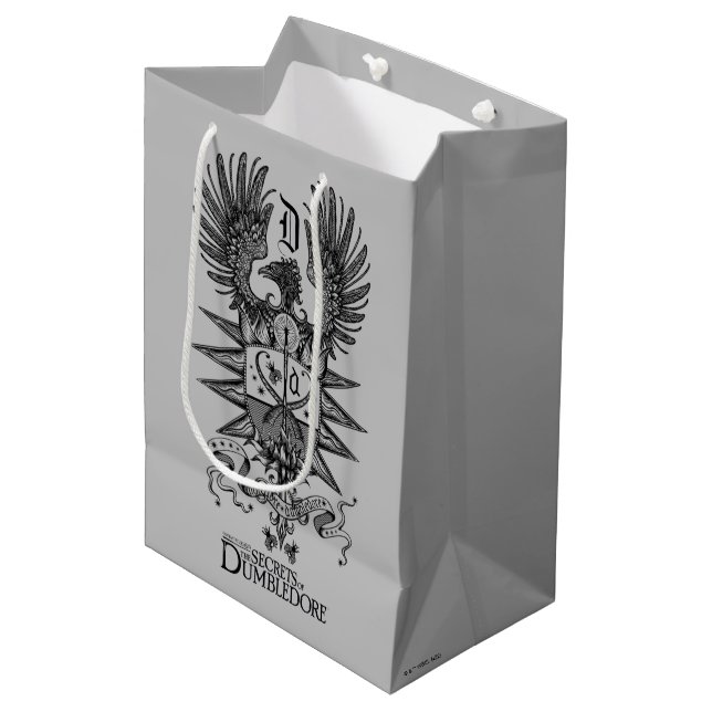 Bolsa De Regalo Mediana El Escudo de Dumbledore (Angulo Anverso)