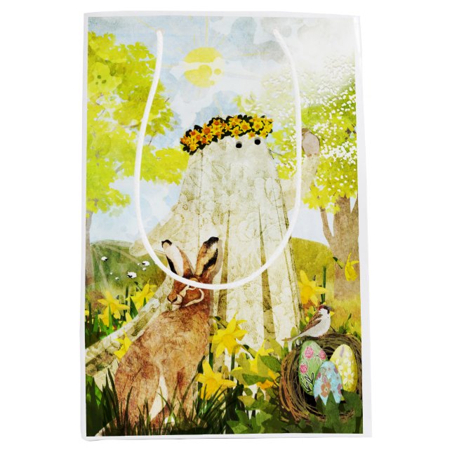 Bolsa De Regalo Mediana El Espíritu de Ostara (Anverso)