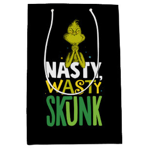 Bolsa De Regalo Mediana El Grinch   Nasty Wasty Skunk