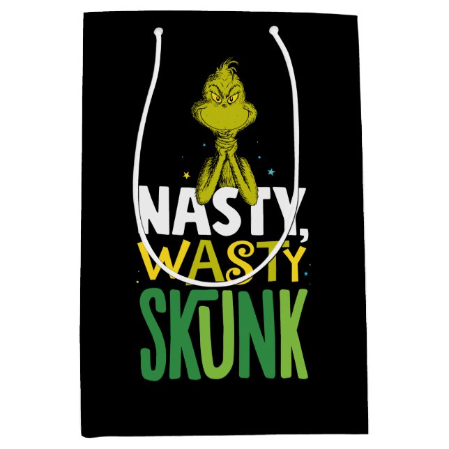 Bolsa De Regalo Mediana El Grinch | Nasty Wasty Skunk (Anverso)