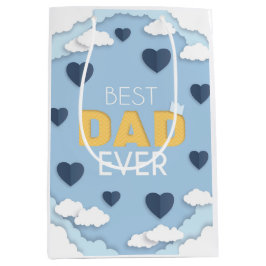 Bolsa De Regalo Mediana El mejor papá que nunca fue el día del padre