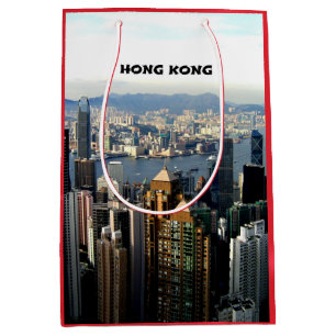 Bolsa De Regalo Mediana El paisaje urbano de Hong Kong
