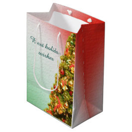 Bolsa De Regalo Mediana El personalizable adornó el árbol de navidad