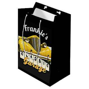 Bolsa De Regalo Mediana El personalizado su garaje el clásico conocid