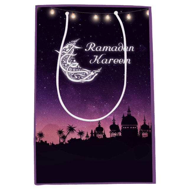 Bolsa De Regalo Mediana El Ramadán Kareem (Anverso)