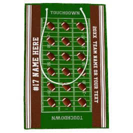 Bolsa De Regalo Mediana El regalo personalizado del fútbol empaqueta 4