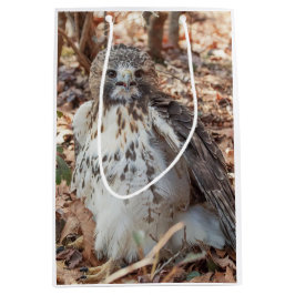 Bolsa De Regalo Mediana El rojo ató el halcón doblado